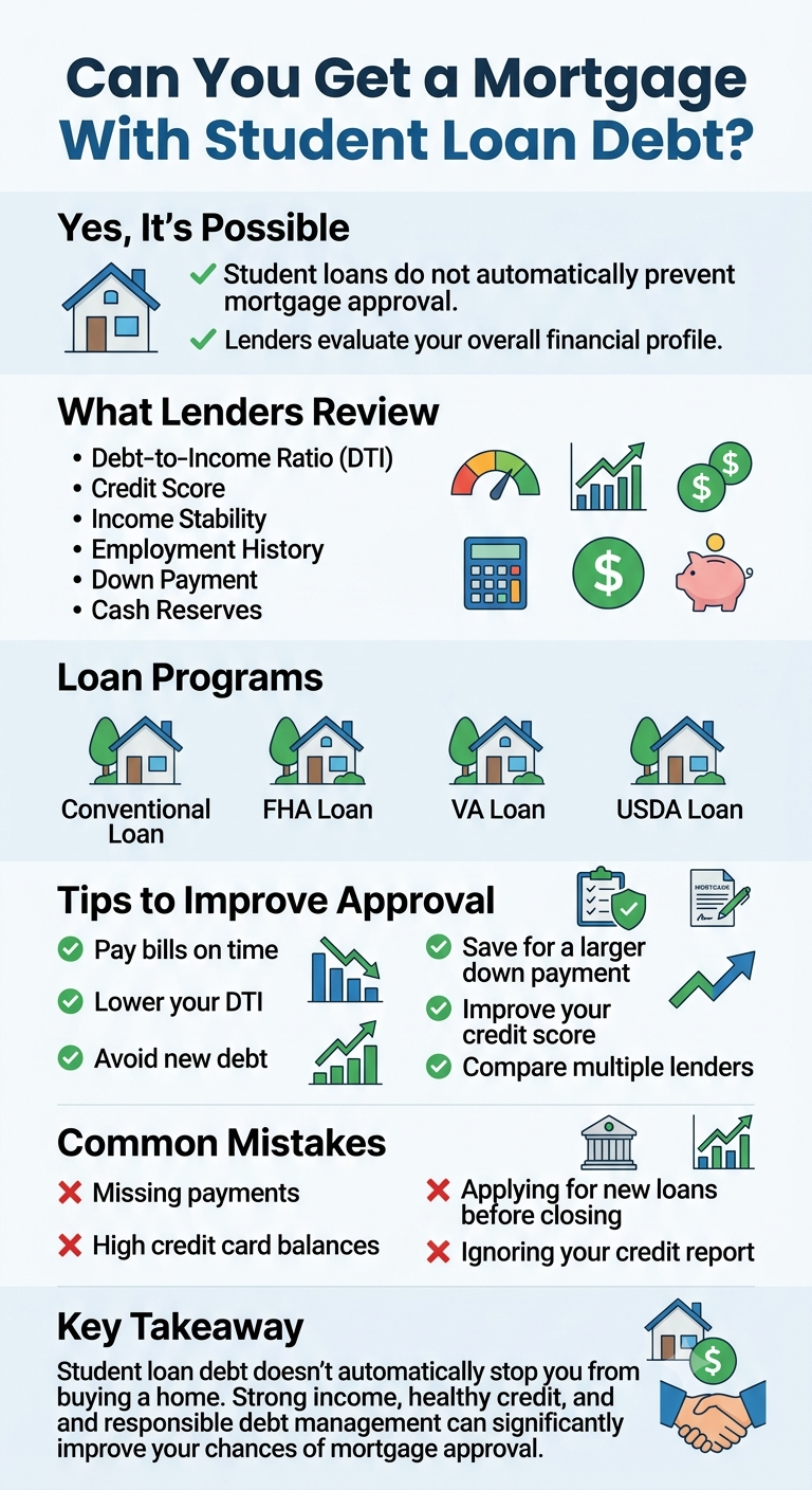 Can You Get a Mortgage With Student Loan Debt
