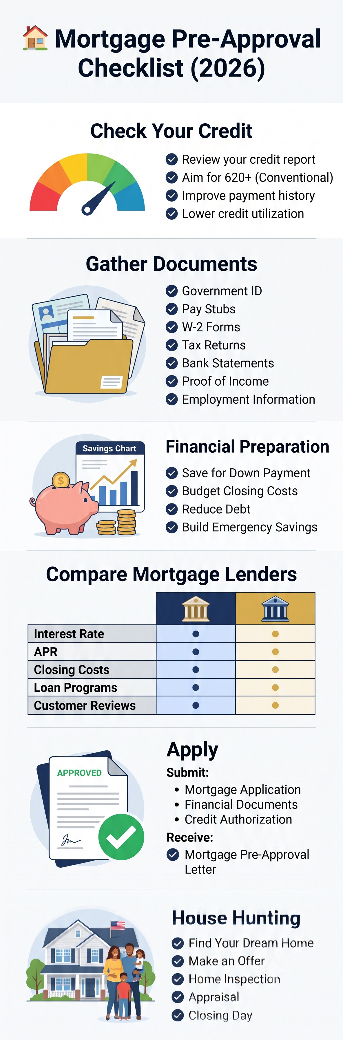 How To Get Pre-Approved For A Mortgage